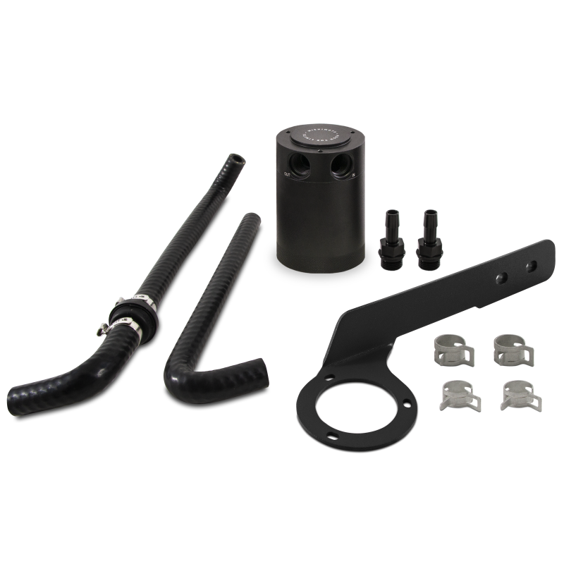 Mishimoto 2018+ Honda Accord 2.0T Baffled Oil Catch Can PCV Side - Black - T1 Motorsports