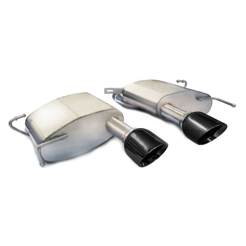 Corsa 11-13 Cadillac CTS Coupe V 6.2L V8 Black Sport Axle-Back Exhaust - T1 Motorsports
