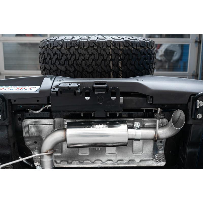 MBRP 21-Up Ford Bronco 2.3L/2.7L EcoBoost 2/4DR T304 Stainless Steel High Clearance Cat-back Exhaust - T1 Motorsports