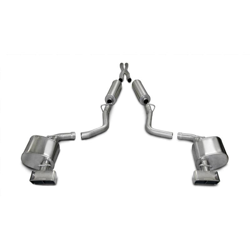 Corsa Xtreme Cat-Back Exhaust w/ Polished Tips - 2009-2010 Dodge Challenger R/T 5.7L V8 Auto