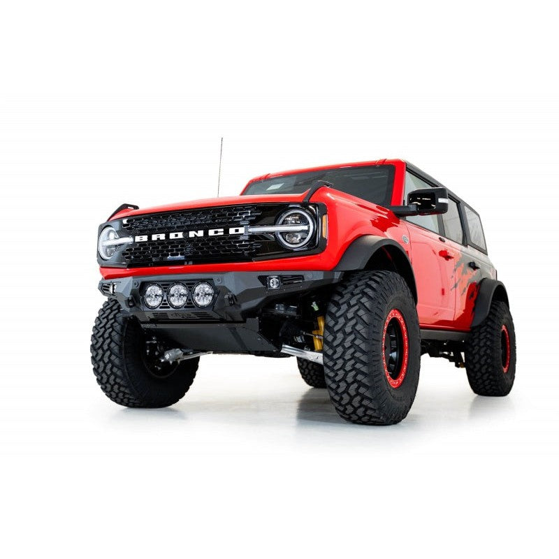 Addictive Desert Designs 21-22 Ford Bronco Bomber Front Bumper (w/ 3 Rigid 360 Mounts)