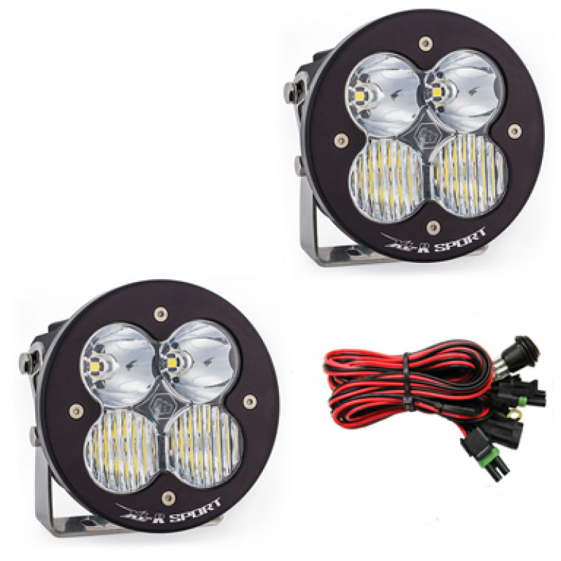 Baja Designs XL R Sport Series Driving Combo Pattern Pair LED Light Pods - Clear - T1 Motorsports