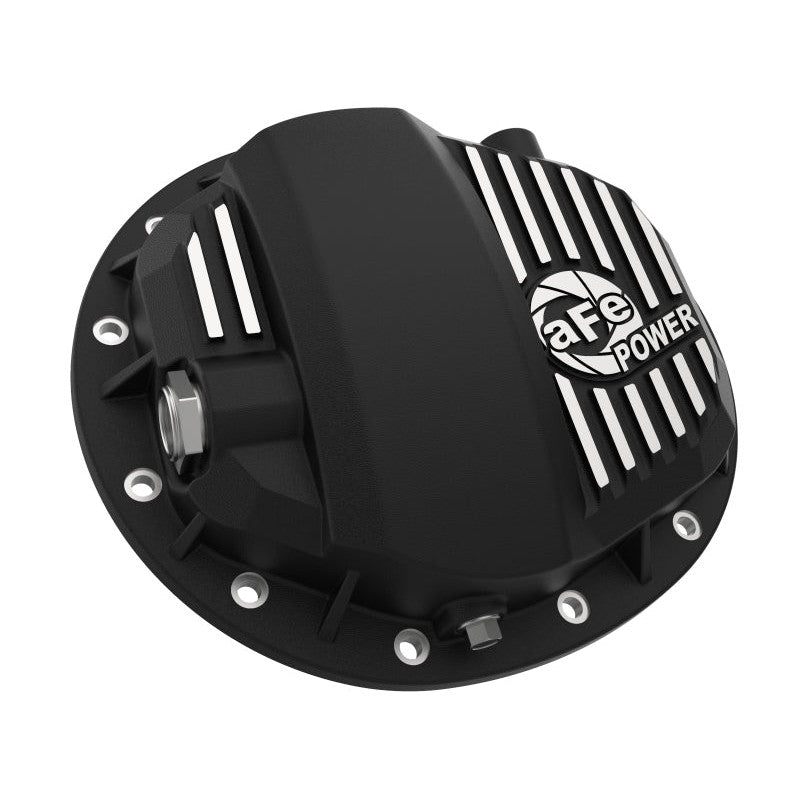 aFe Pro Series GMCH 9.5 Rear Diff Cover Black w/ Machined Fins 19-20 GM Silverado/Sierra 1500