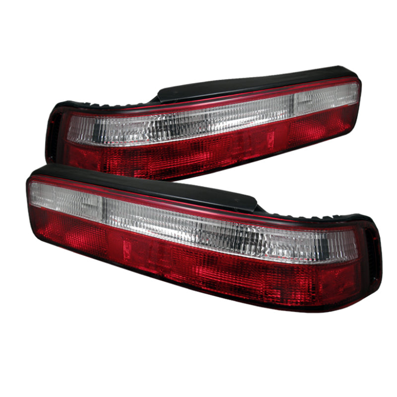Spyder Acura Integra 90-93 2Dr Euro Style Tail Lights Red Clear