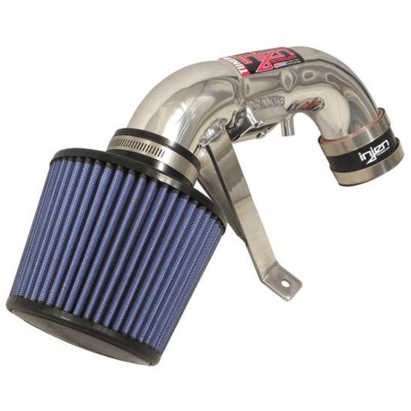 Injen 06-11 Honda Civic Hybrid 1.3L 4 cyl Polished Dyno-Tuned Air Intake w/ Web Nano-Fiber Filter - T1 Motorsports