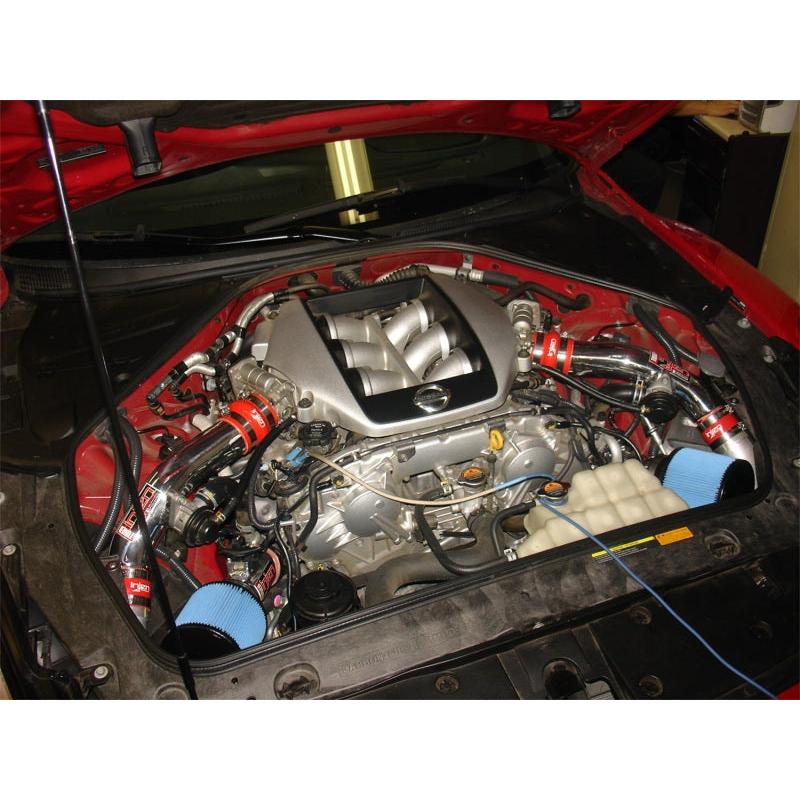 Injen 10-12 Nissan R35 GTR V6 3.8L Twin Turbo Polished Short Ram Intake - T1 Motorsports