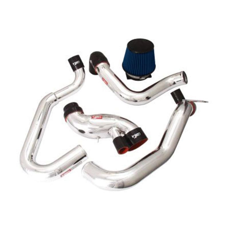 Injen 03-06 Evo 8/9/MR Cast Aluminum Intake System w/ Full Intercooler Piping Polished Short Ram Int - T1 Motorsports