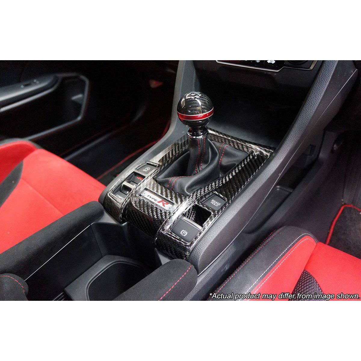 Revel GT Dry Carbon Shifter Panel Cover for 16-18 Honda Civic Type R - T1 Motorsports