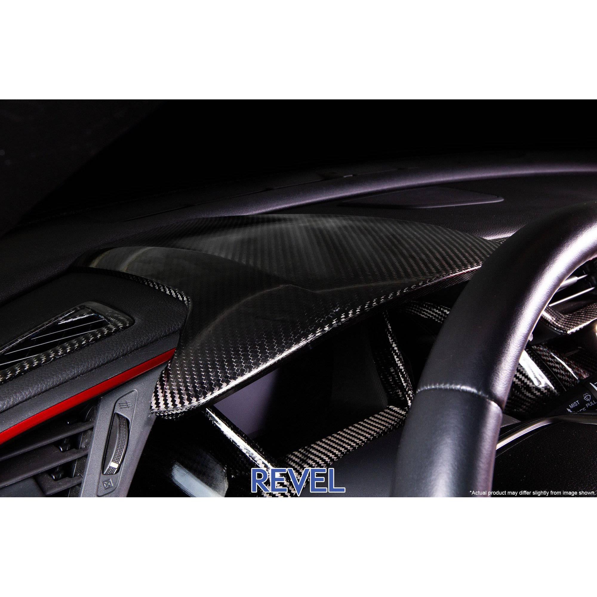 Revel GT Dry Carbon Center Dash Cover for 16-18 Honda Civic - T1 Motorsports