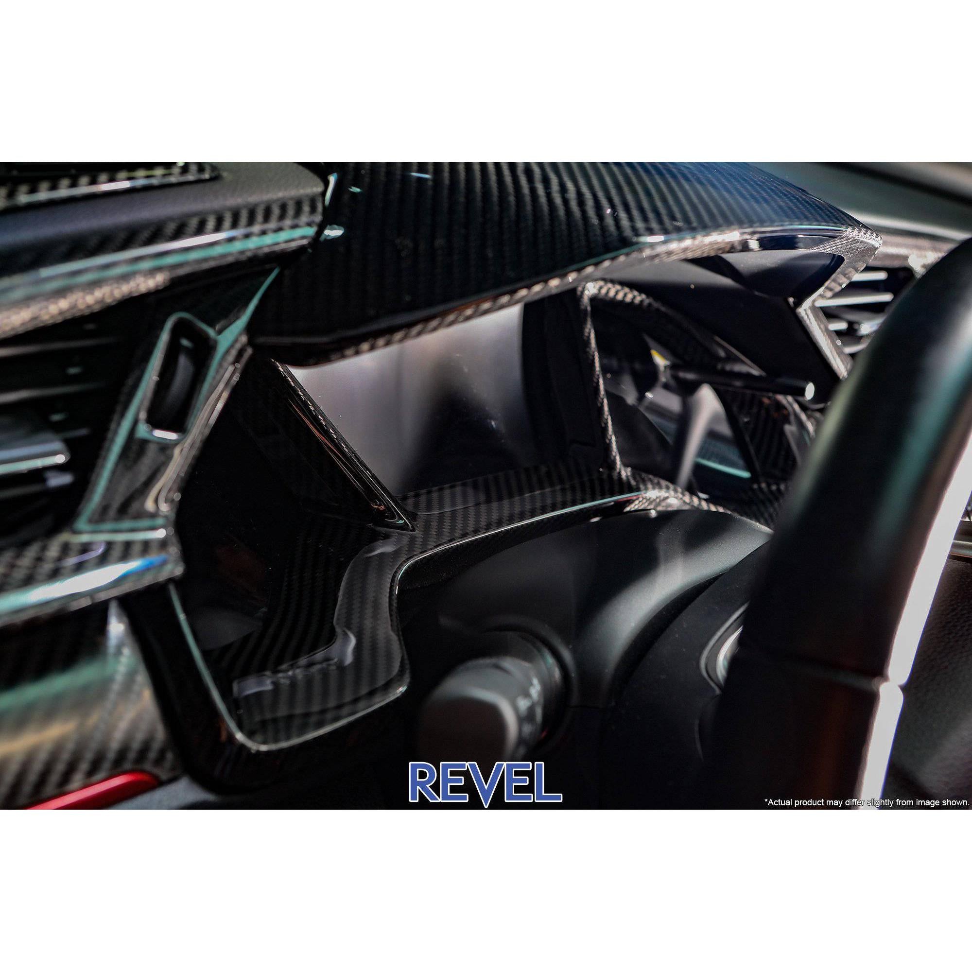 Revel GT Dry Carbon Dash Cluster Cover for 16-18 Honda Civic - T1 Motorsports