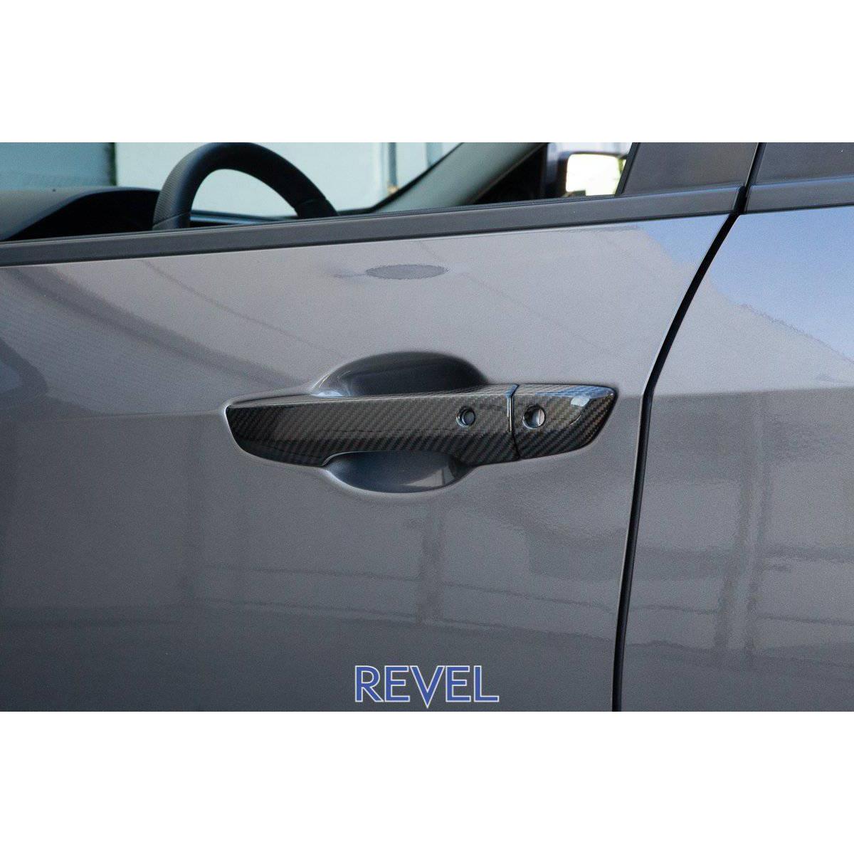 Revel GT Dry Carbon Door Handle Cover Set for 16-18 Honda Civic - T1 Motorsports