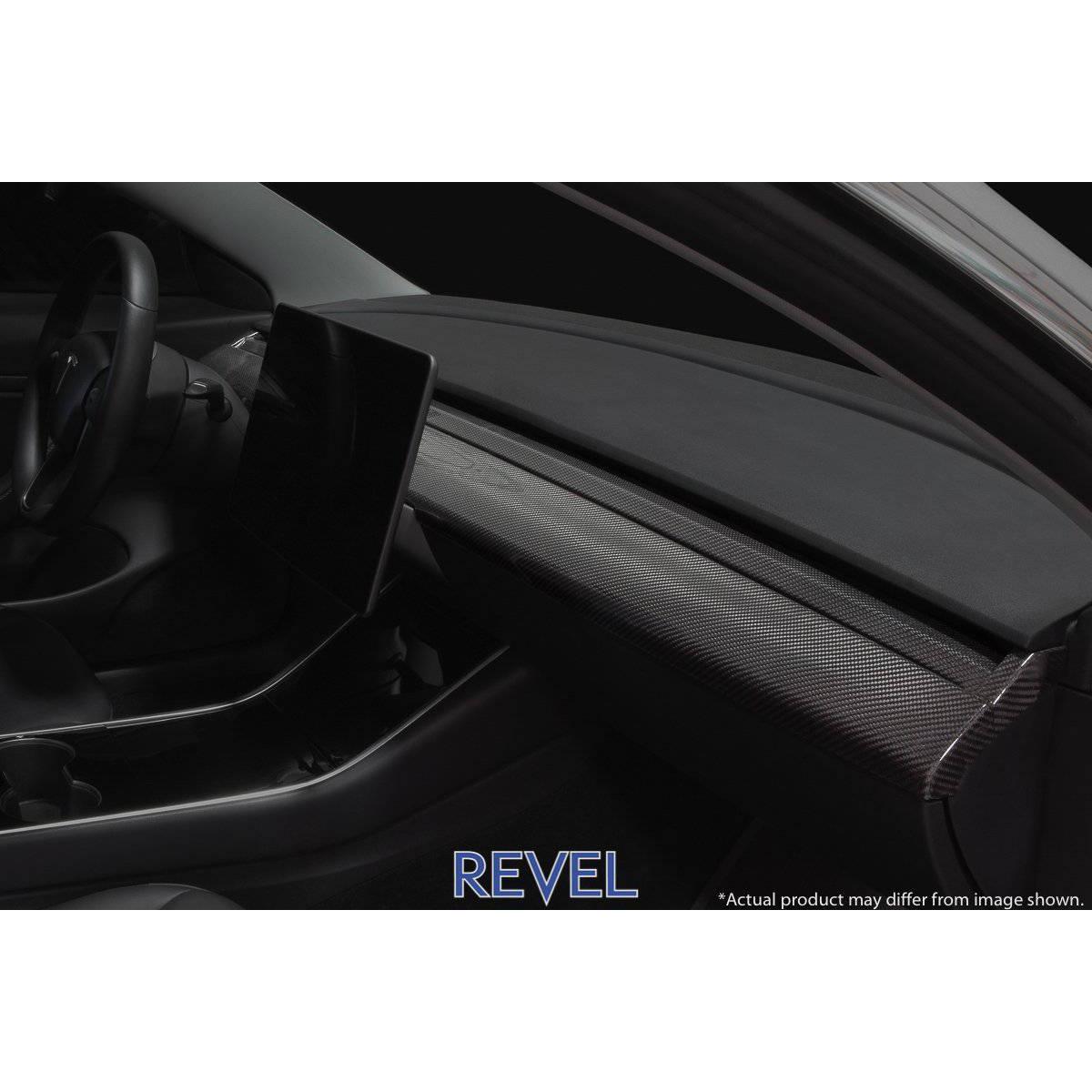 Revel GT Dry Carbon Front Panel for 16-19 Tesla Model 3 - T1 Motorsports