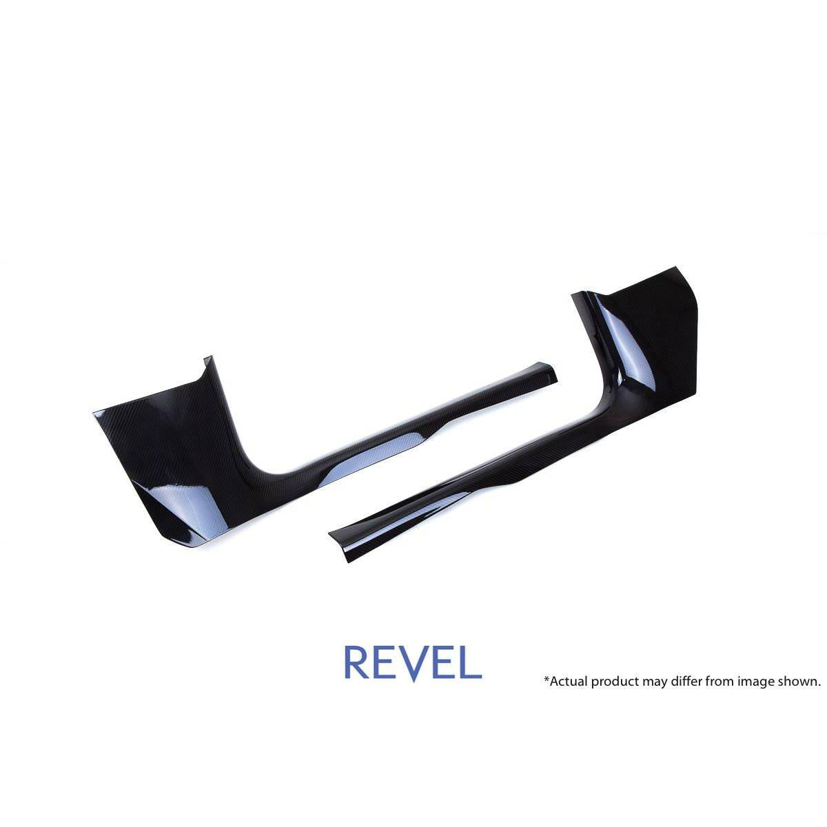 Revel GT Dry Carbon Door Sill Cover Set for 16-19 Tesla Model 3 - T1 Motorsports