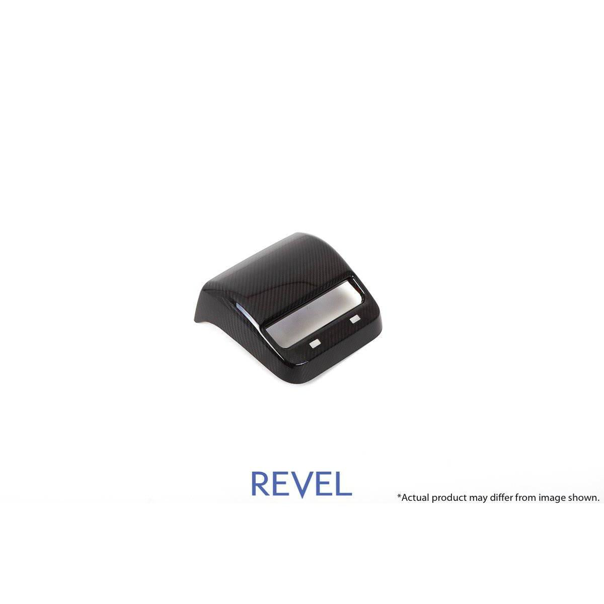Revel GT Dry Carbon Rear A/C Panel Cover for 16-19 Tesla Model 3 - T1 Motorsports
