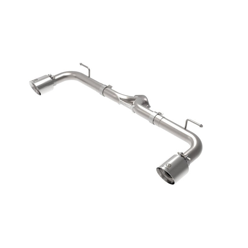 aFe Takeda 2-1/2in 304 SS Axle-Back Exhaust w/ Polished Tips 14-18 Mazda 3 L4 2.0L/2.5L