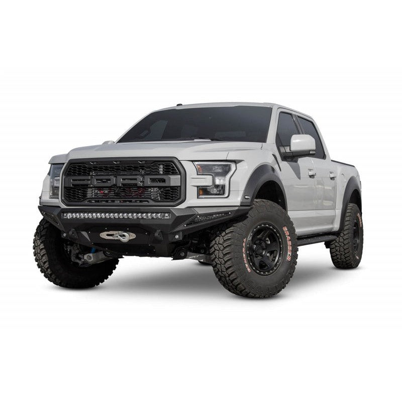 Addictive Desert Designs 17-18 Ford F-150 Raptor Stealth Fighter Front Bumper w/ Winch Mount