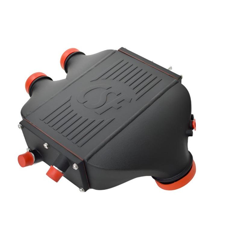 CSF 2014+ BMW M3/M4 (F8X) Top Mount Charge-Air-Cooler - Crinkle Black - T1 Motorsports
