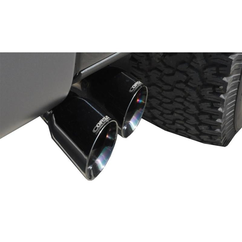 Corsa Xtreme Cat-Back Exhaust w/ Black Tips - 2011-2014 Ford F-150 Raptor 6.2L V8 (144" Wheelbase)