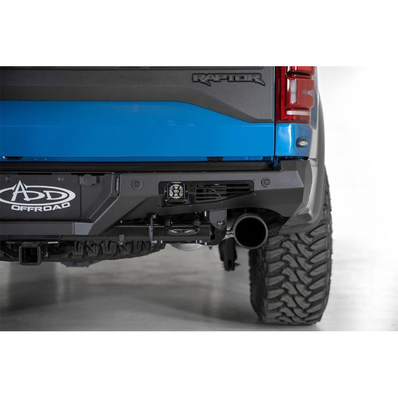 Addictive Desert Designs 17-20 Ford Raptor F-150 Bomber Rear Bumper w/ Backup Sensor Cutouts