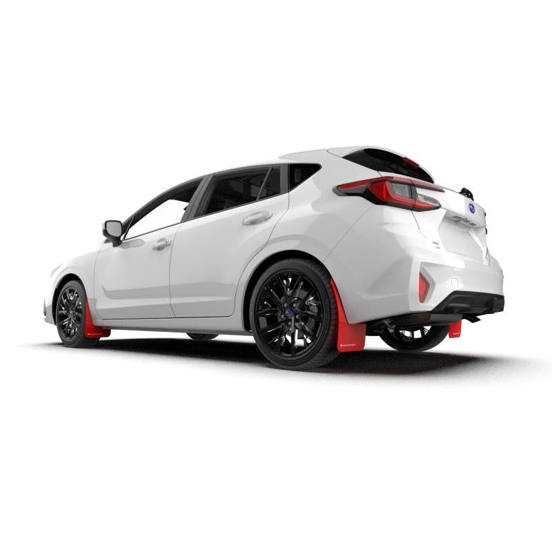 Rally Armor 2024 Subaru Impreza Black UR Mud Flap w/ Red Logo