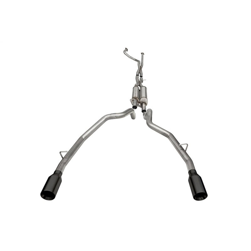 Corsa Xtreme Cat-Back Exhaust - Black Tip - 2021-2024 Dodge Ram TRX