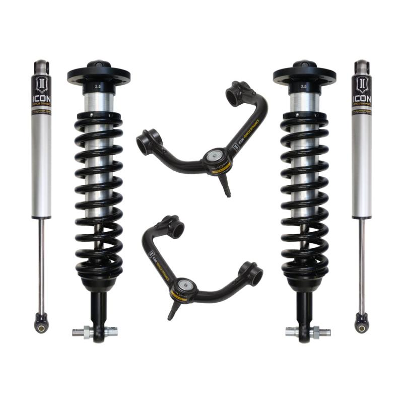 ICON 2015+ Ford F-150 4WD 0-2.63in Stage 2 Suspension System w/Tubular Uca - T1 Motorsports