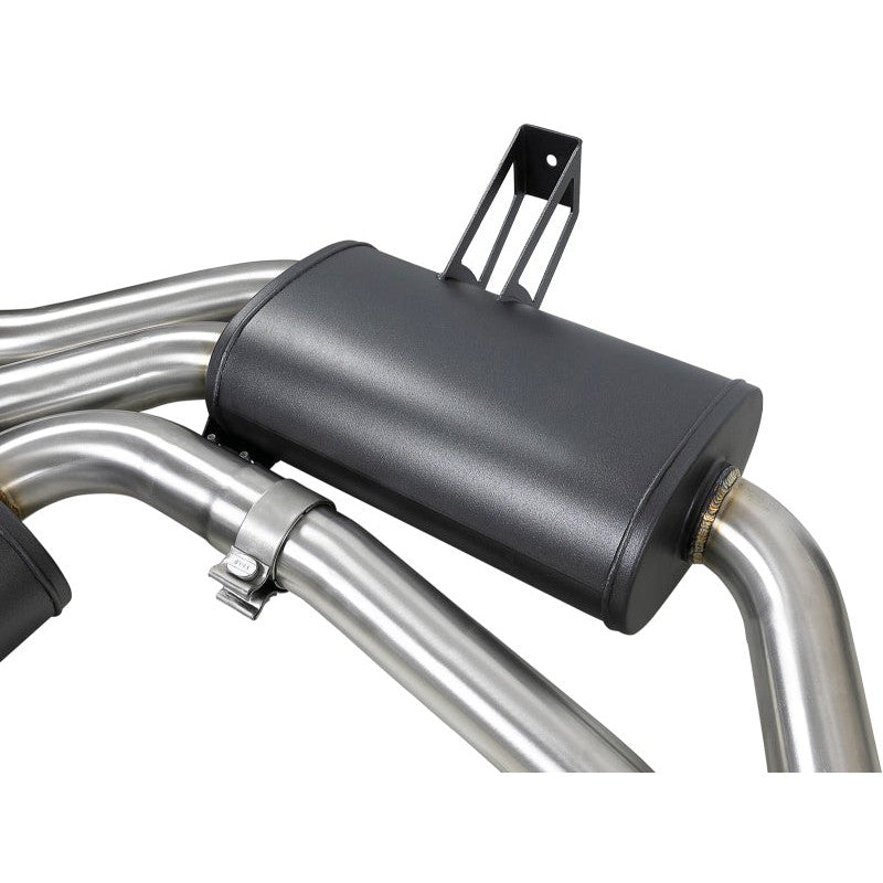 aFe MACH Force-Xp 2.5in 304 SS Cat-Back Exhaust w/ Polished Tips 01-06 BMW M3