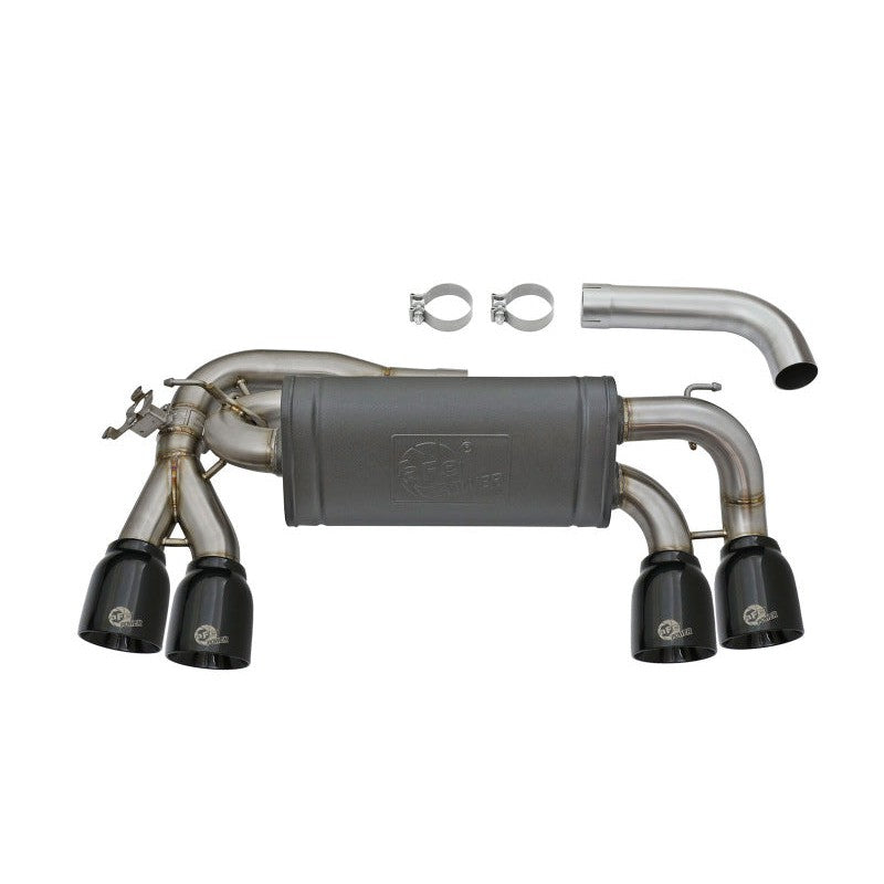 aFe MACHForce XP 3in - 2 1/2in Axle Back 304SS Exhaust w/ Black Tips 16-17 BMW M2 (f87)