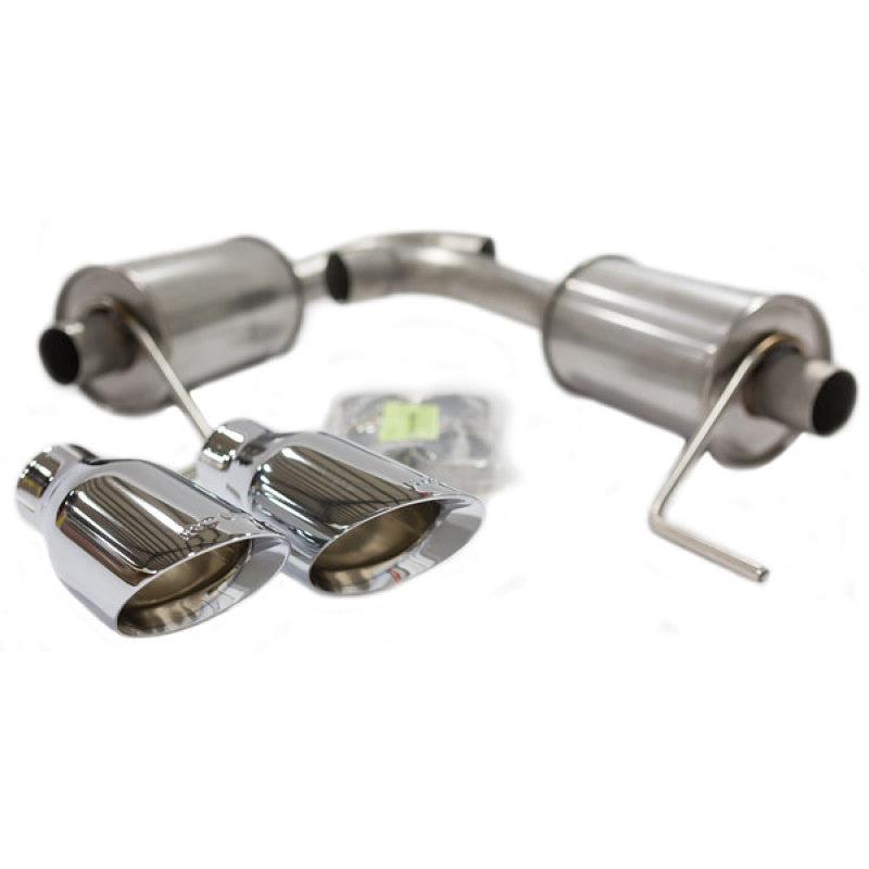 ROUSH 2015-2019 Ford Mustang 3.7L/2.3L V6/I4 Exhaust Kit w/ Round Tips