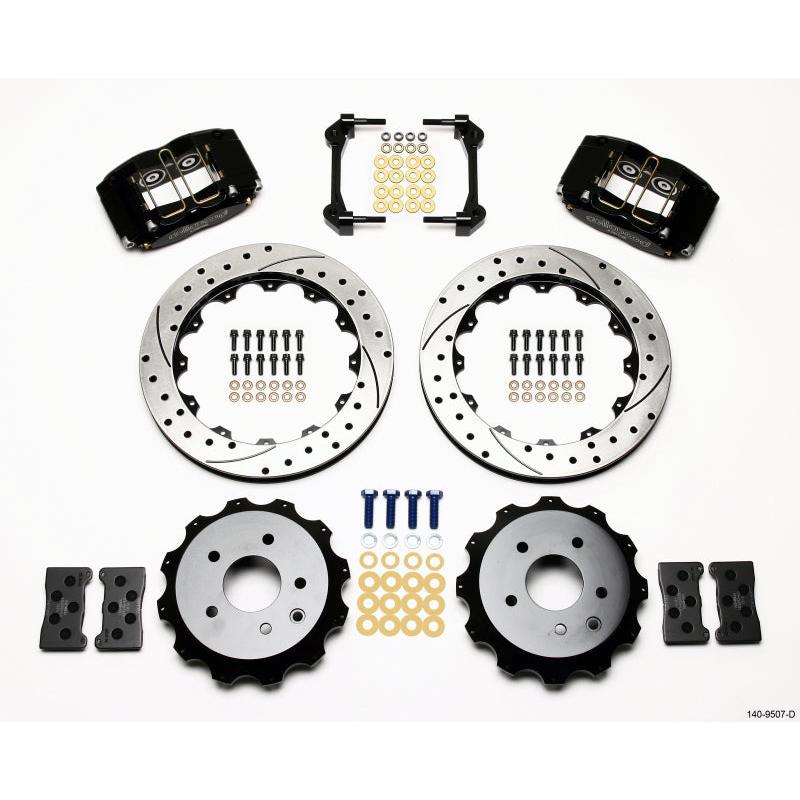 Wilwood Dynapro Radial Rear Kit 13.00in Drilled Nissan 350Z/Fiti G35 - T1 Motorsports