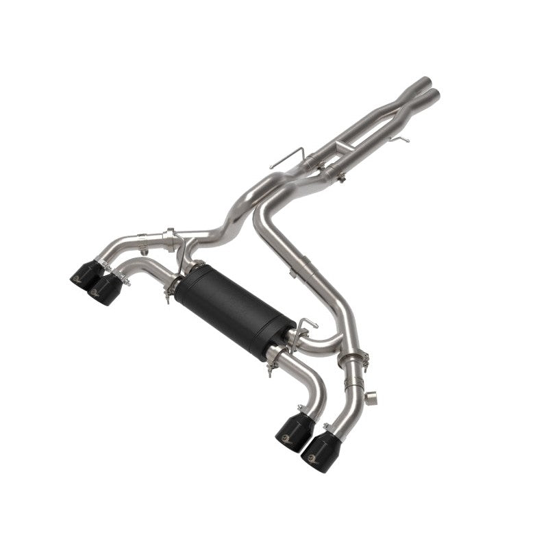 aFe Vulcan Series 2.5in 304SS Cat-Back Exhaust 2021+ Jeep Wrangler 392 6.4L w/ Black Tips
