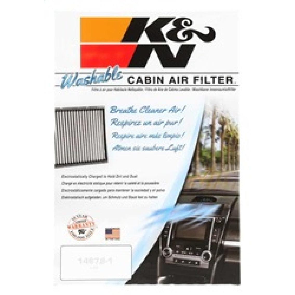 K&N 13-17 Subaru BRZ 2.0L H4 F/I Cabin Air Filter