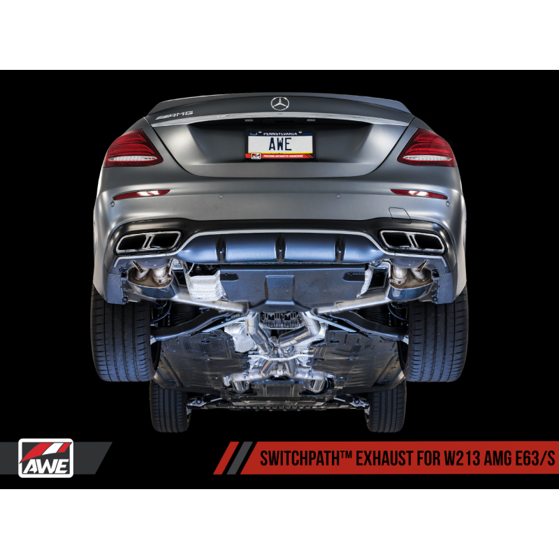 AWE Tuning Mercedes-Benz W213 AMG E63/S Sedan/Wagon SwitchPath Exhaust System - for DPE Cars