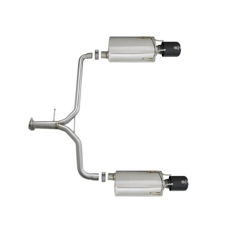aFe Takeda 2.25-1.75in 304 SS Axle-Back Exhaust w/ Black Tips 13-17 Honda Accord Sport Sedan I4-2.4L