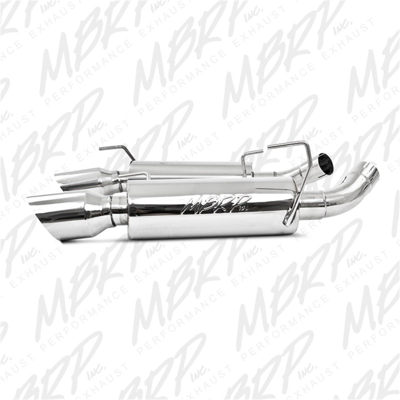 MBRP 05-10 Ford Mustang GT 5.0/Shelby GT500 Dual Mufflers Axle Back Split Rear T304 - T1 Motorsports