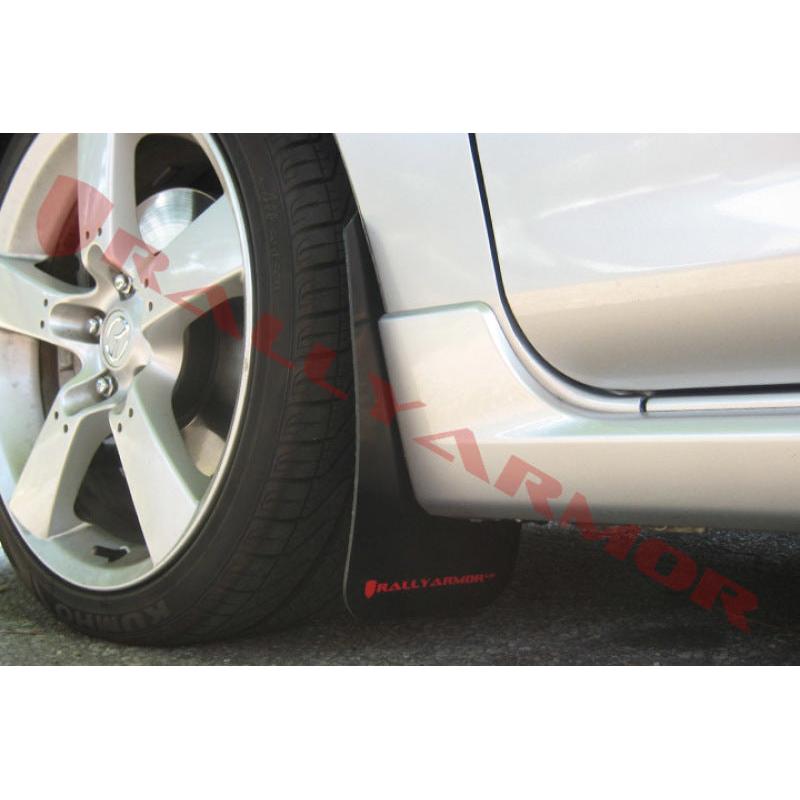 Rally Armor 04-09 Mazda3/Speed3 Black UR Mud Flap w/ Red Logo