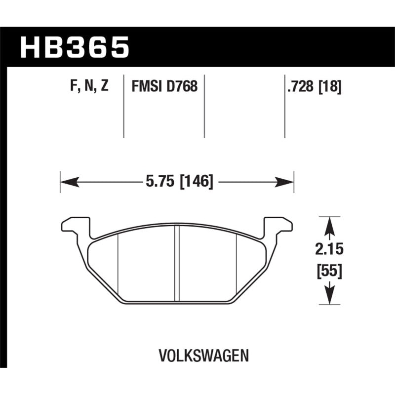 Hawk HP+ Street Brake Pads - T1 Motorsports