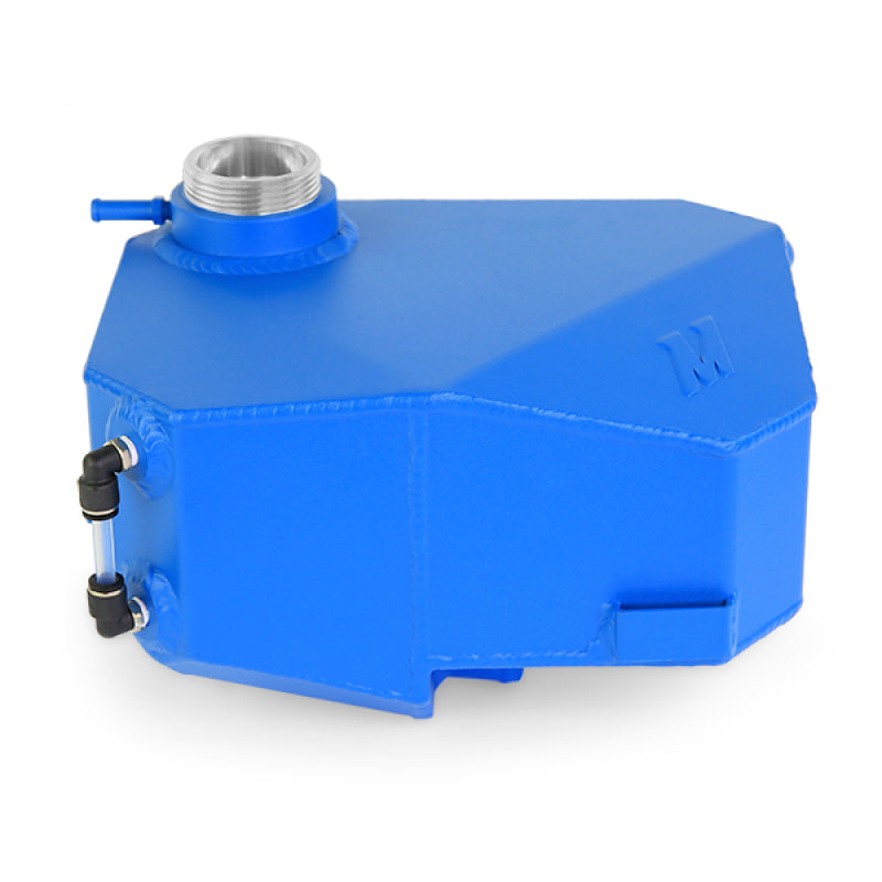 Mishimoto 2013+ Ford Focus ST/2016+ Focus RS Aluminum Expansion Tank - Wrinkle Blue - T1 Motorsports