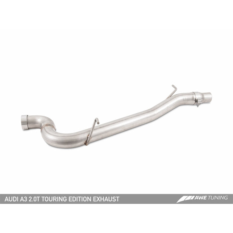 AWE Tuning Audi 8V A3 Touring Edition Exhaust - Dual Outlet Chrome Silver 90 mm Tips