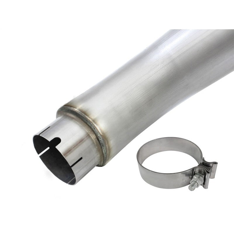 aFe MACHForce XP Exhaust Large Bore 5in DPF-Back Alu. 13-15 Dodge Trucks L6-6.7L (td) *Black Tip