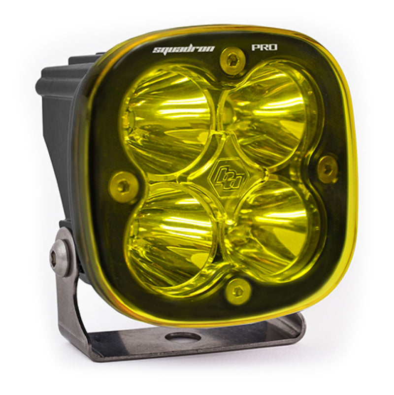 Baja Designs Squadron Pro Work/Scene Pattern Black LED Light Pod - Amber - T1 Motorsports