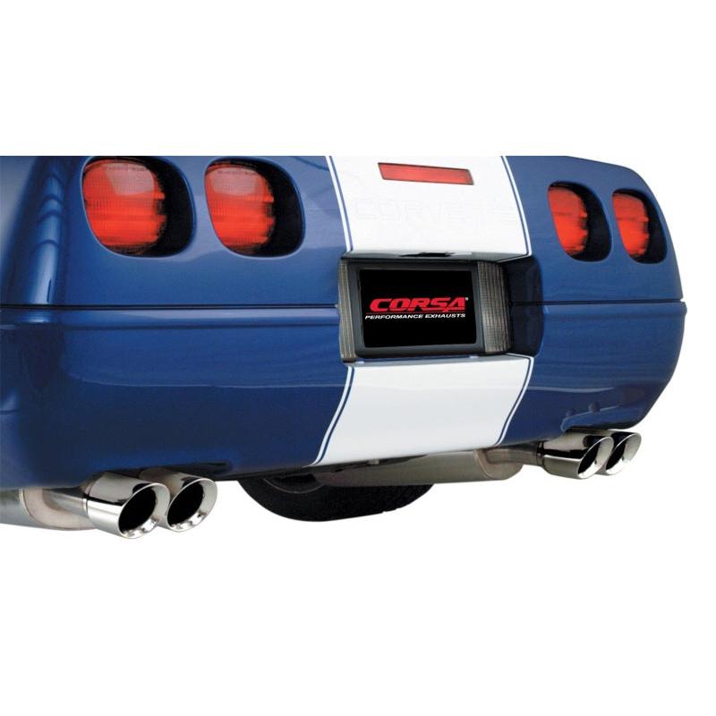 Corsa Sport Cat-Back Exhaust (Polished Tips) - 1996 Chevrolet Corvette C4 5.7L V8 LT4