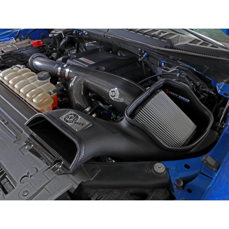 aFe Carbon Fiber Cold Air Intake System With Pro DRY S Filters - 17-20 Ford F-150 Raptor