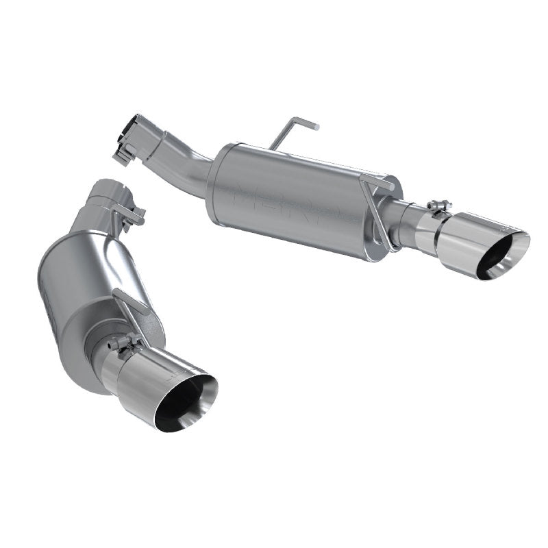 MBRP 05-10 Ford Mustang GT 5.0/Shelby GT500 Dual Mufflers Axle Back Split Rear T304 - T1 Motorsports