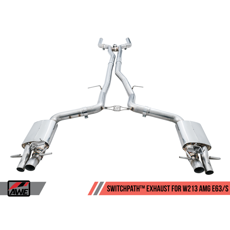AWE Tuning Mercedes-Benz W213 AMG E63/S Sedan/Wagon SwitchPath Exhaust System - for DPE Cars
