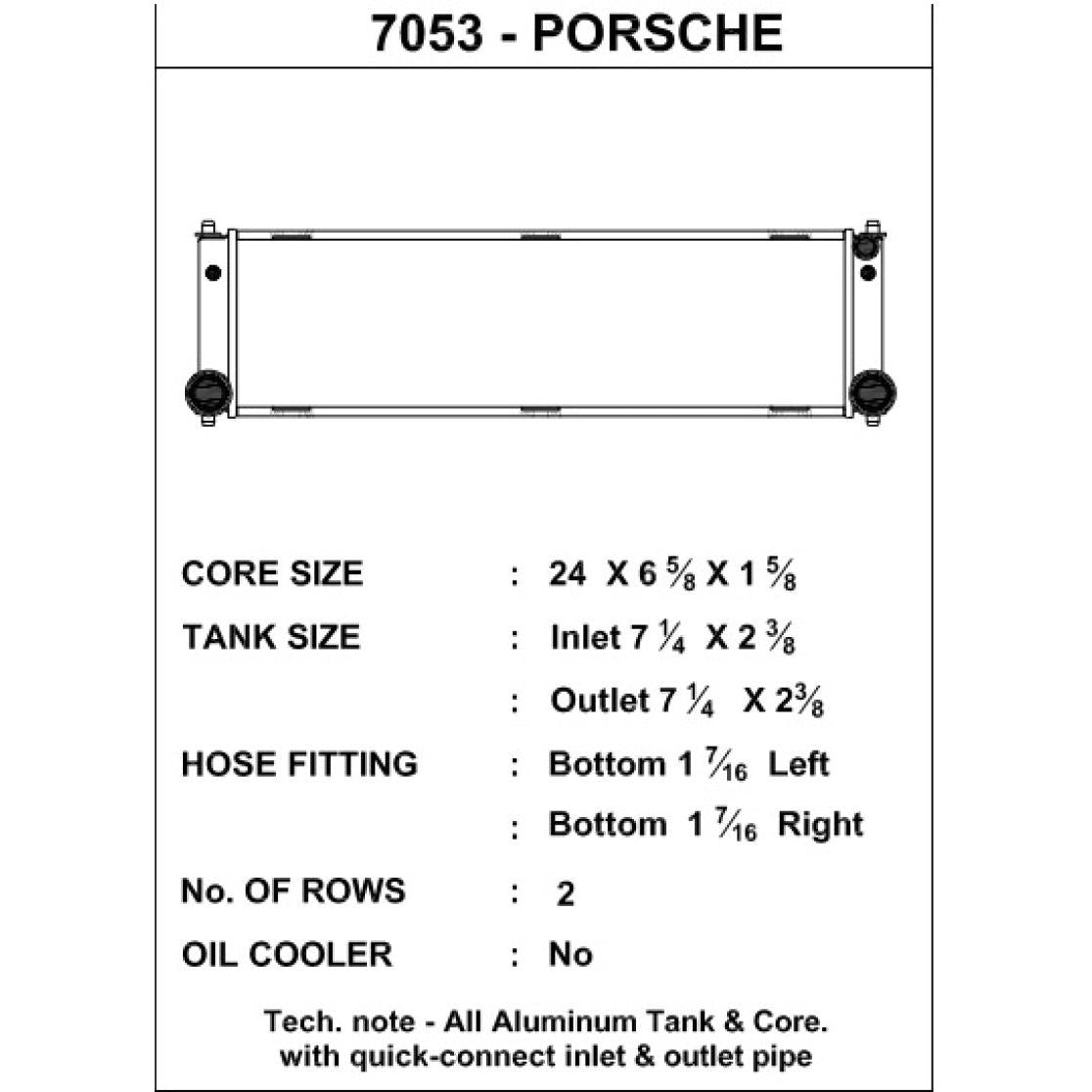 CSF Porsche 911 Turbo (996) / Porsche 911 GT2 (996/997) / Porsche 911 GT3 (997) Center Radiator