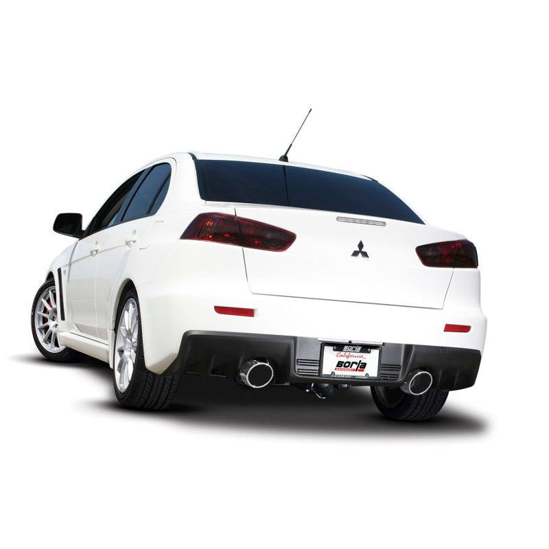 Borla 08-14 Mitsubishi EVO X Catback Exhaust - T1 Motorsports