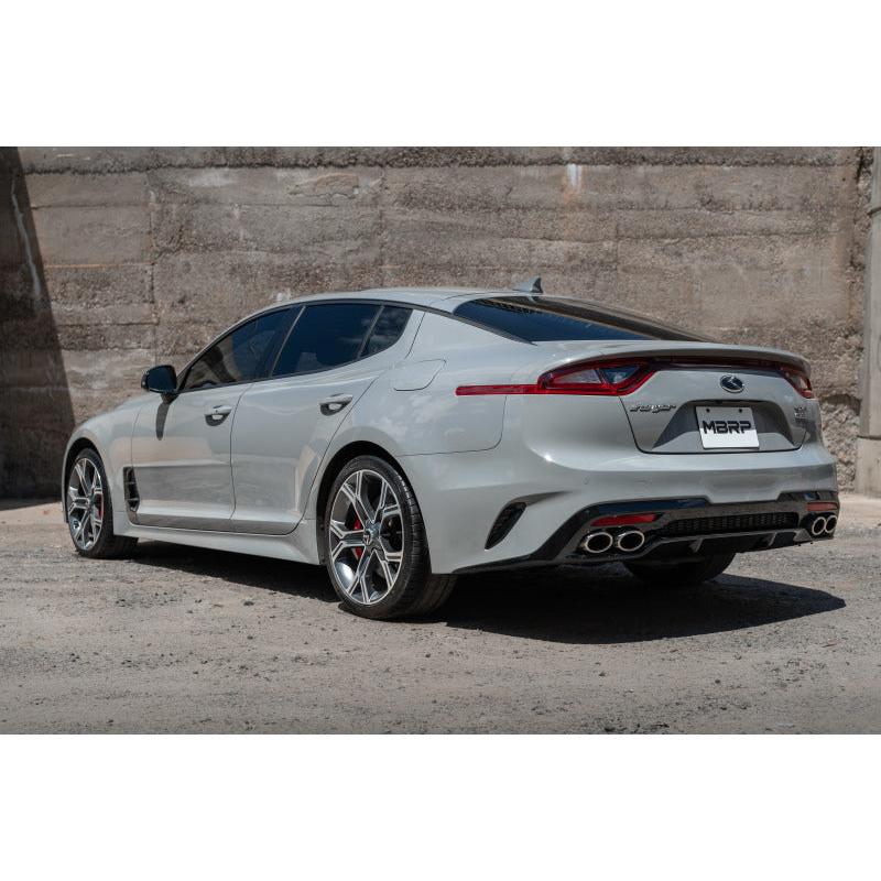 MBRP 2018+ Kia Stinger 3.3L RWD/AWD 2.5in Cat Back Dual Rear Exit w/o Tips - T1 Motorsports
