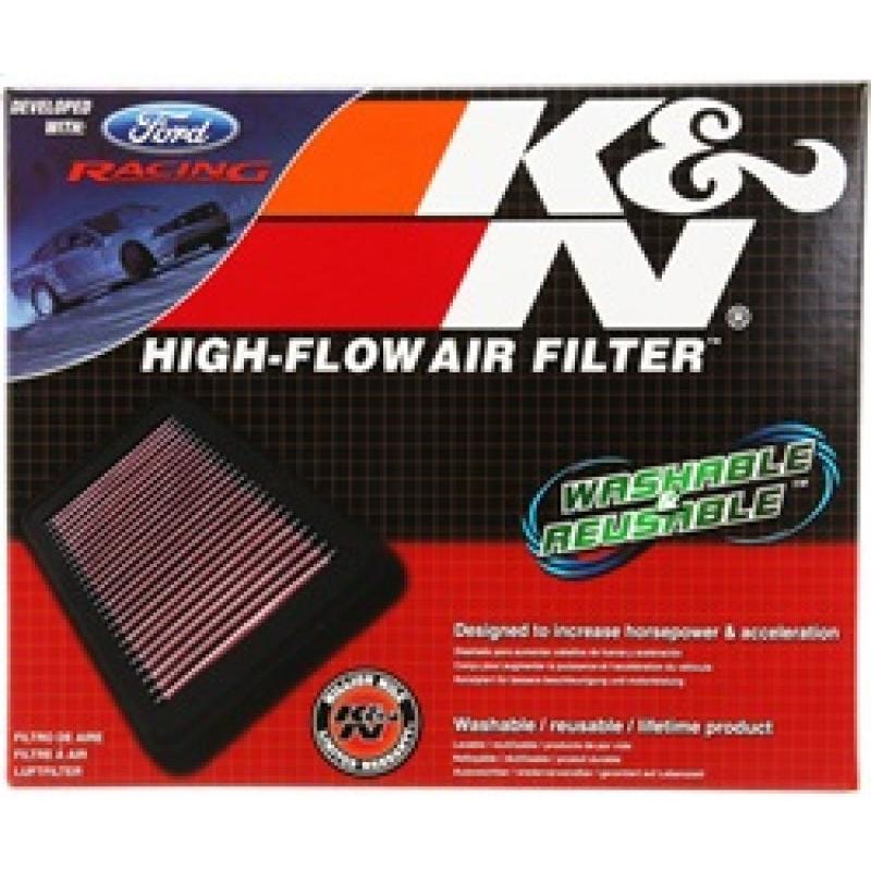 K&N 10 Ford Mustang GT 4.6L-V8 Drop In Air Filter