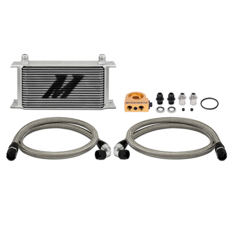 Mishimoto Universal 19 Row Thermostatic Oil Cooler Kit - T1 Motorsports